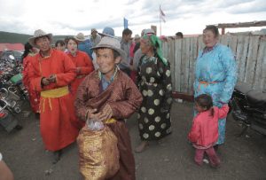 traditional Naadam celebration in Mongolia