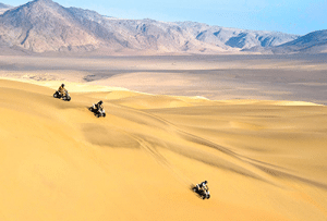 guided quad bike adventure to explore the Namib desert in Swakopmund
